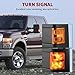 YITAMOTOR Towing Mirrors compatible for 1999-2007 Ford F250 F350 F450 F550 Super Duty Tow Mirror Power Heated with Turn Signal Light 1999 2000 2001 2002 2003 2004 2005 2006 2007