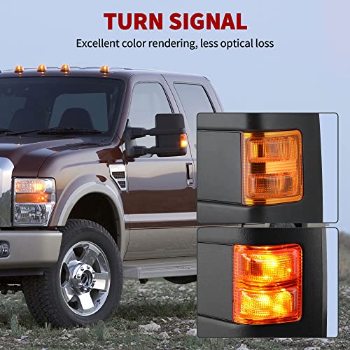 Image of YITAMOTOR Towing Mirrors for 1999-2007 Ford F250 F350 F450 F550 Super Duty