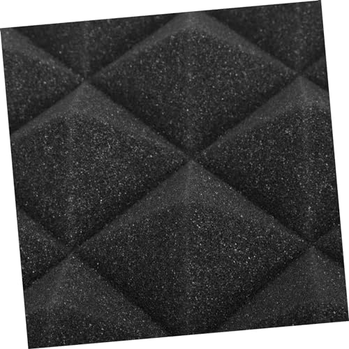 12 paneles acústicos autoadhesivos para paredes, paneles de insonorización de alta densidad para estudio de grabación y dormitorios miniatura 7