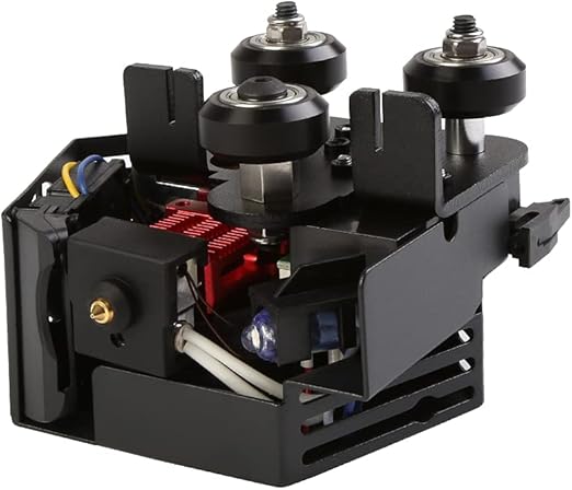 Original Creality CR6 SE Hotend Extruder Full Kit Assembled for CR-6 SE CR6 MAX 3D Printer w/Auto Leveling, Back Support Bracket, Heater, Thermistor, Cooling System