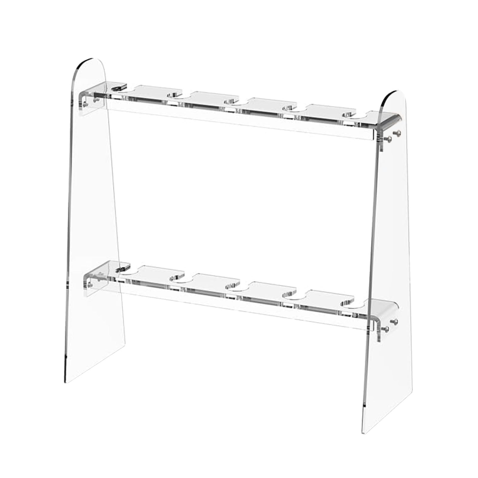Nucelit Wine Glass Holder Functional Acrylic Champagne Glass Tower Shelf Elegant Stemwares Hanging Rack Home Accessory