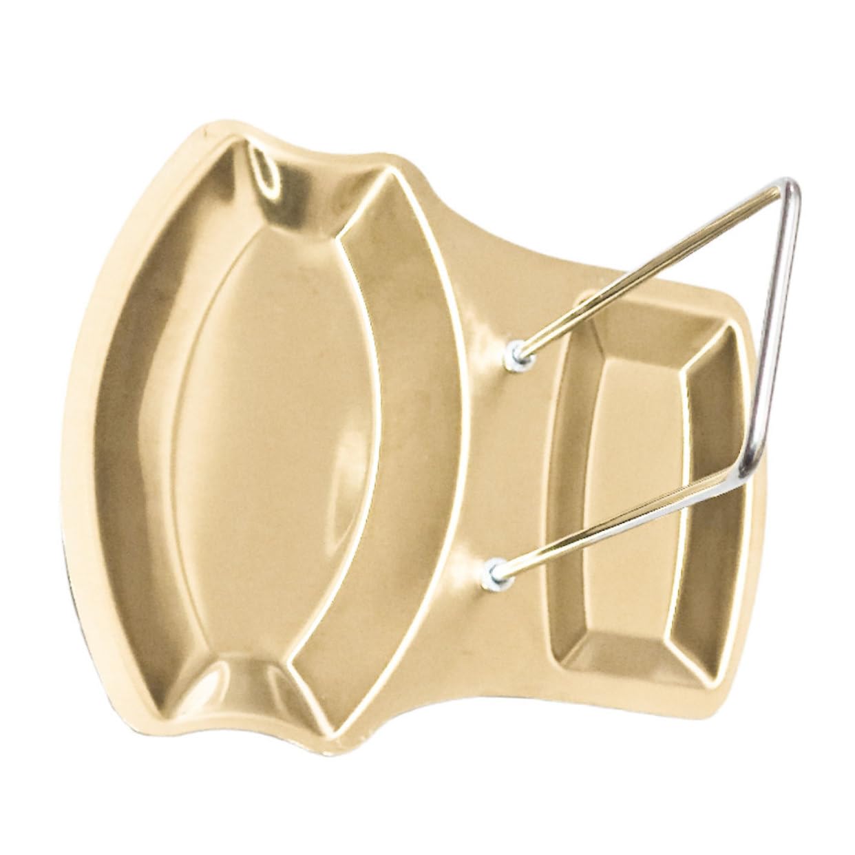 Cabilock Stainless Steel Pot Lid Organizer Rack with Spoon Rest No Drill Wall Mount Easy Clean Storage for Kitchen Countertops Versatile Holder for Various Lid