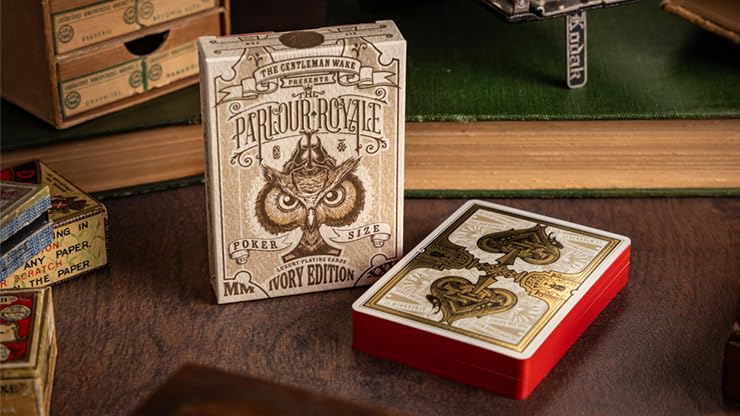The Parlour Royale Ivory Edition Baraja de Poker miniatura 6