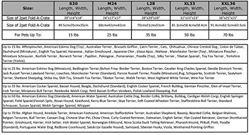 image for 2PET Foldable Dog Crate - Soft, Easy to Fold & Carry Dog Crate for Ind
