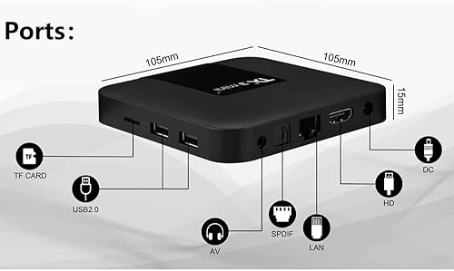 Miniatura 6 de TX3 Mini+ Smart Android TV Box - Android 11, 2GB RAM/16GB ROM, Amlogic S905W2 Quad Core 64 Bits, 2.4G/5G WiFi, 4K TV Box - Modelo: TX3mini+ 2GB 16GB