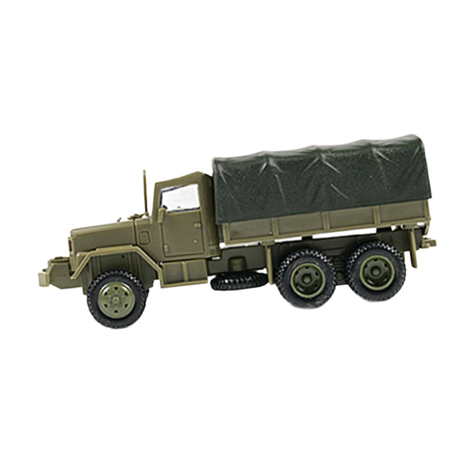 Mophrati Boys Table Scene Car Truck Vehicle Kits 1 72 Scale Miniature Vehicles Toy Heavy Truck Model Fine Detail Steel Wheels Kids Gift Car Vehicles Toys 1/72 Scale