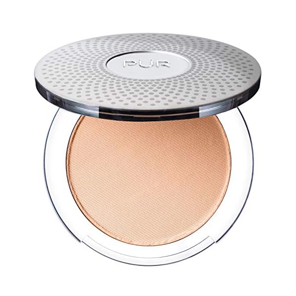 PÜR 4-in-1 Pressed Mineral Makeup SPF 15 Powder Foundation with Concealer & Finishing Powder- Medium to Full Coverage…