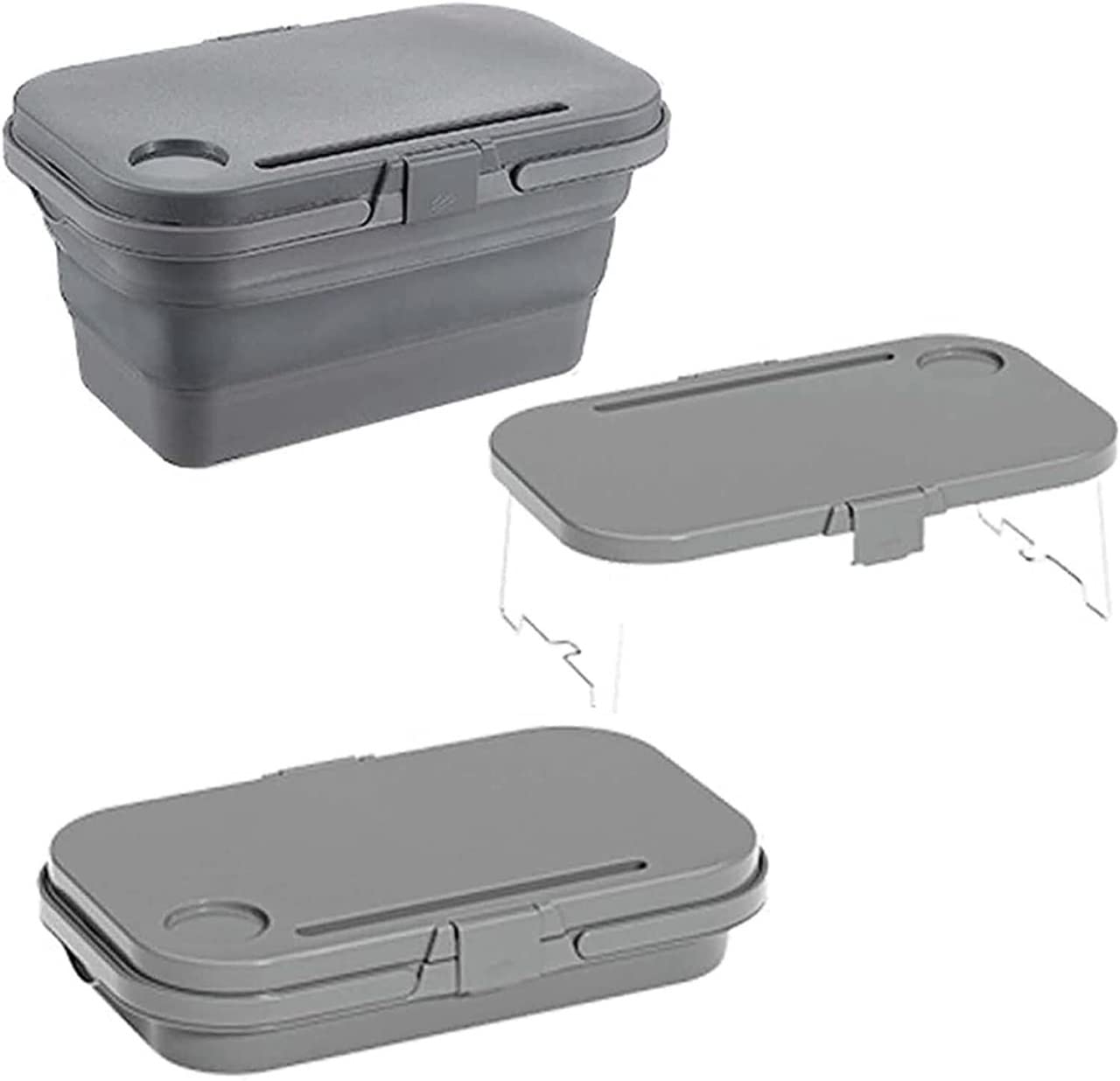 Picnic Basket Collapsible Picnic Basket Tub With Handle Portable Outdoor Foldable Storage Container Outdoor