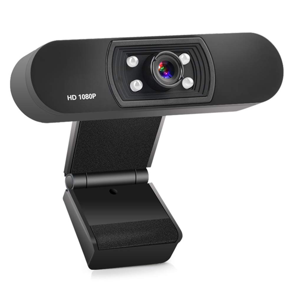 szlsl88 Streamig Webcam with Microphone,HD Webcam 1080P, Streaming Camera for PC,ABS Computer Peripherals Video Conference