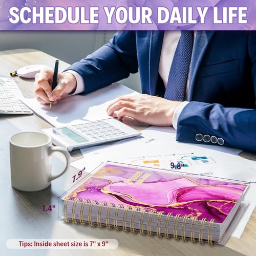 Montcool MCOPAPPK2407 Planner 2024-2025 7.9 Inch X 9.8", Large 18 Months Academic Daily Weekly Monthly Planner Yearly Agenda July. 2024–Dec. 2025 thumb #2