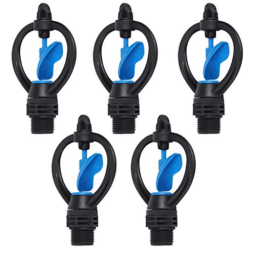Dispositivo de rega de 4,4 x 2,9 pol, Aspersor de água, cabeçote de pulverização de jardim, cabeçote