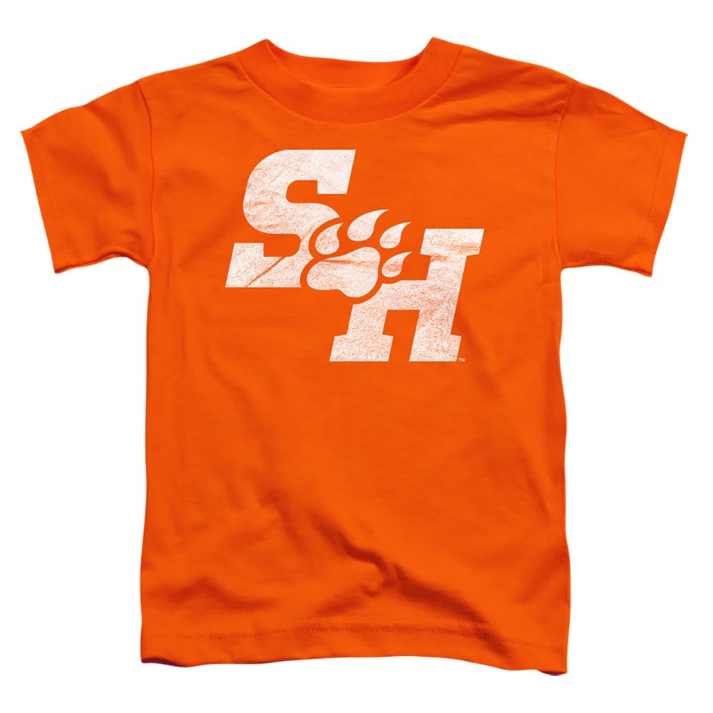 Sam Houston State University Official Primary Unisex Toddler T Shirt,Orange, 3
