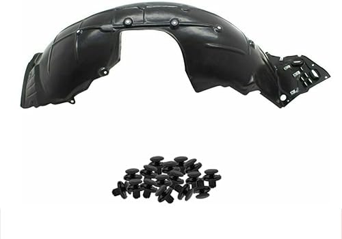 Parts N Go Forro de guardabarros con clips para 2017-2019 Civic Hatchback Sport delantero derecho lado del pasajero HO1249177 HO1249205 74101TGGA50