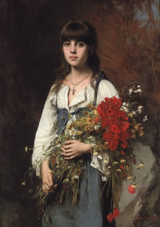 Toile Murale Summertime Alexeï Harlamoff Peinture Salon 60x90cm