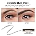 L'Oreal Paris Micro Ink Pen by Brow Stylist, Longwear Brow Tint, Hair-Like Effect, Up to 48HR Wear, Precision Comb Tip, Brunette, 0.033 fl; oz.