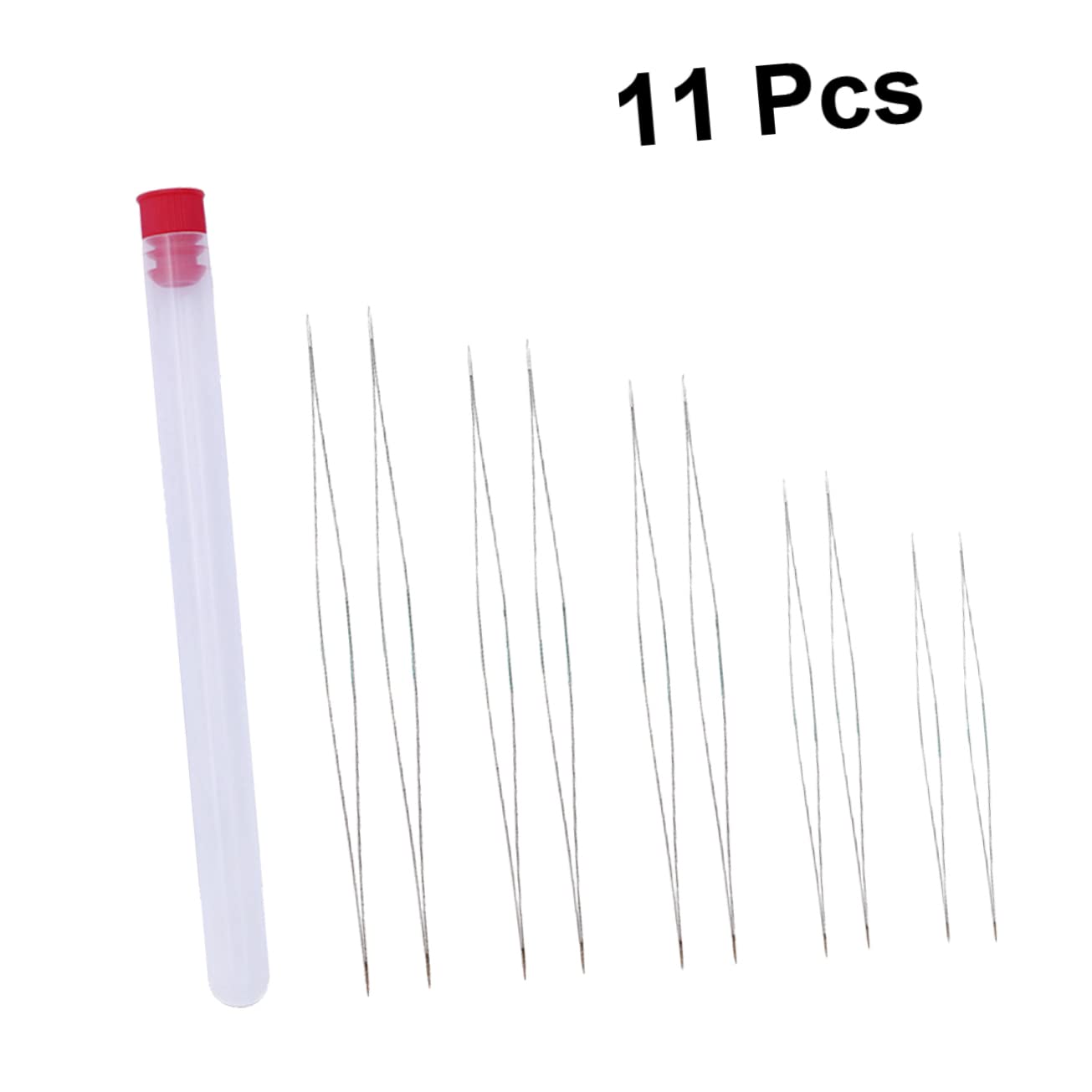 Gogogmee Needle Threader Tool Set 10pcs Handwork Beading Needles Kit Punch Needle Kit Jewelry Making Beads Bead Threader Solid Metal for Sewing Crafts Lovers