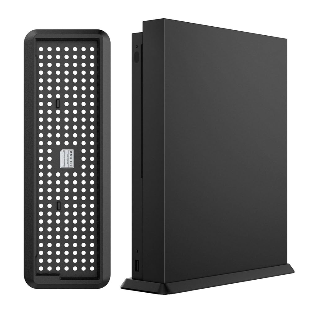 Soporte Vertical para Xbox One X Consola, Negro