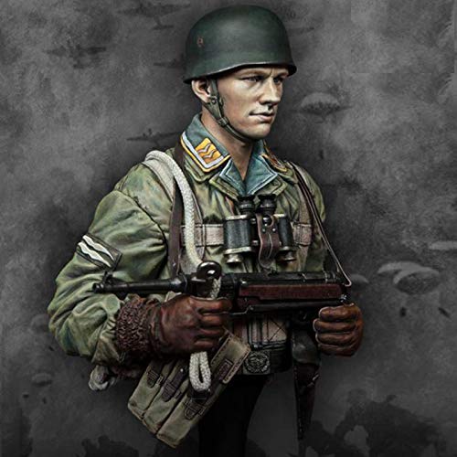 Risjc 1/10 Buste En Résine – Soldat De La Seconde Guerre Mondiale – Kit Non Peint à Assembler, Polir Et Peindre