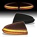 AJP Distributors Smoke Sequential LED Side Mirror Lights Turn Signal Lamps Set Compatible/Replacement For C-Class W204 ML-Class W164 C250 C300 C350 C63 ML63 AMG 2008 2009 2010 2011 2012 2013 2014 2015