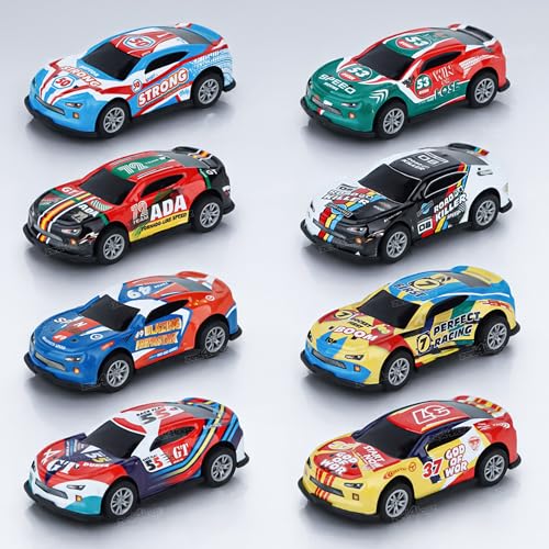 Image of Zest 4 Toyz Premium Diecast Metal Pull Back Cars for Kids | Vibrant Paint Realistic Design No Assembly Collectible Mini Car Toys for 2-5 Years Boys and Girls - Multicolor [Pack of 8]