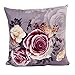 Produktbild Kissenbezug,SUCES Printing Färben Pfingstrose Schlafsofa Home Decor Kissenbezug Kissen Fall Einfache Sofa Home Decor Platz Throw Kissenbezug 45x45cm/18x18inch (Gray)