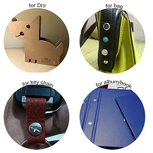 image for Boeray 240pcs Chicago Binding Screws Assorted Kit 9 Sizes Stud Screw P