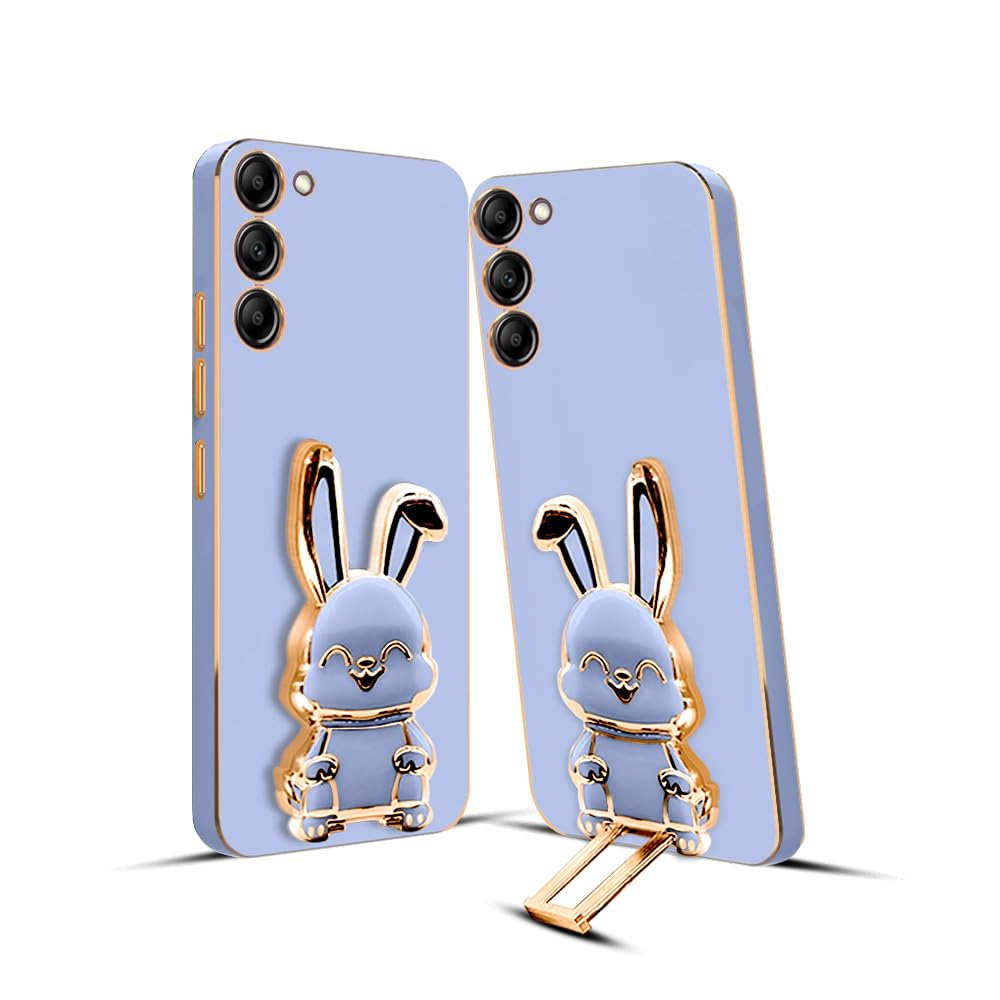 KARWAN®️ 3D Bunny with Folding Stand Back Cover Case Compatible for Samsung Galaxy S23 5G | Slim electroplated case | Stand case | Soft TPU | Space Astro Theme |Camera Protection-Blue (B0CGNRBWNW) Amazon Price History, Amazon Price Tracker