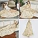 SeaRoomy Burritos Tortilla Blanket, Realistic Food Wrap Blanket Double Sided, Novelty Funny Tortilla Round Soft Blankets (Beige, 47 inches)