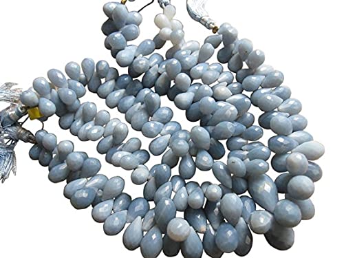 Opal Owyhee perles pour bijoux en opale bleue d'Oregon gouttes facettées 8x13mm