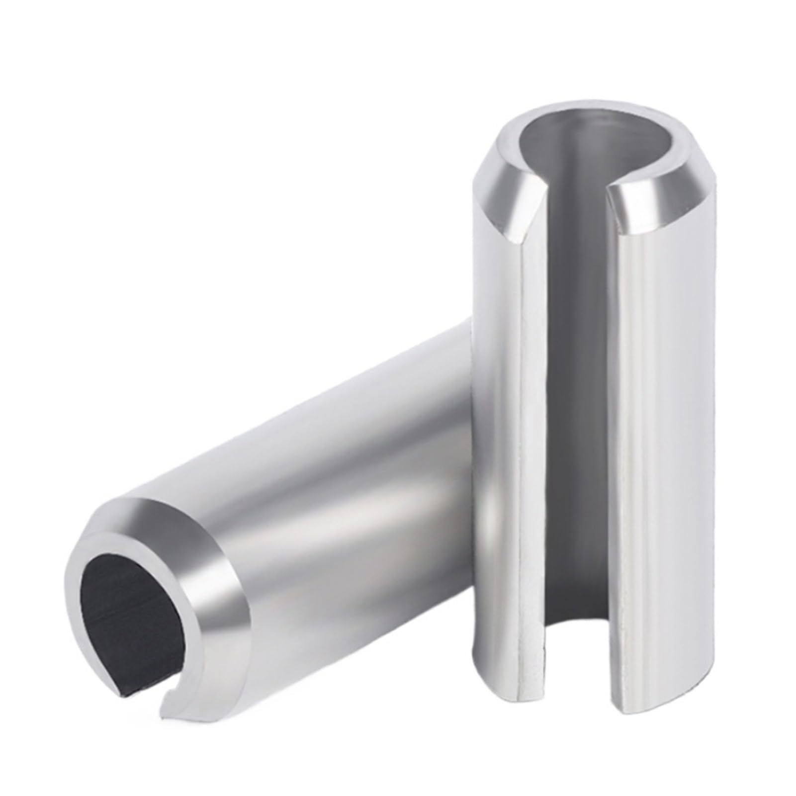 Hollow Metal Split Spring Pins,M12/m16 Split Spring Pins 304 Stainless Steel Slotted Dowel(M16*35 mm2pcs)