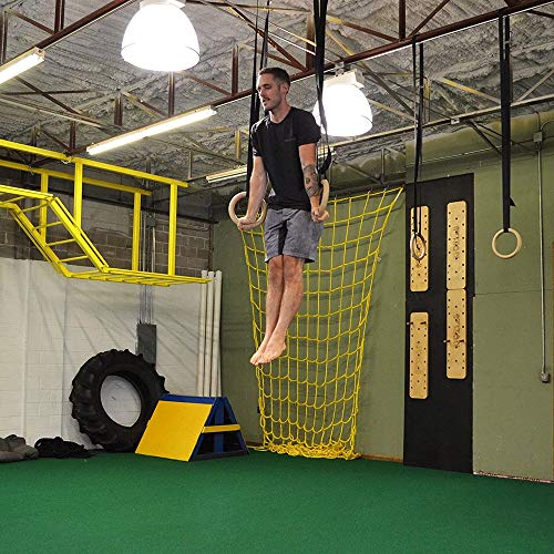 UPGRADE Wooden Gymnastic Rings with Adjustable Straps - Olympic Rings for Bodybuilding, Cross Training, Fitness, Strength Training, Workout, Pull-Ups and Home Gym