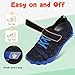 LeIsfIt Kids Shoes Girls Boys Wide Shoes Kids Barefoot Sneakers Lightweight Hiking Shoe for Toddler Little Big Kid Blue 3 Big Kid