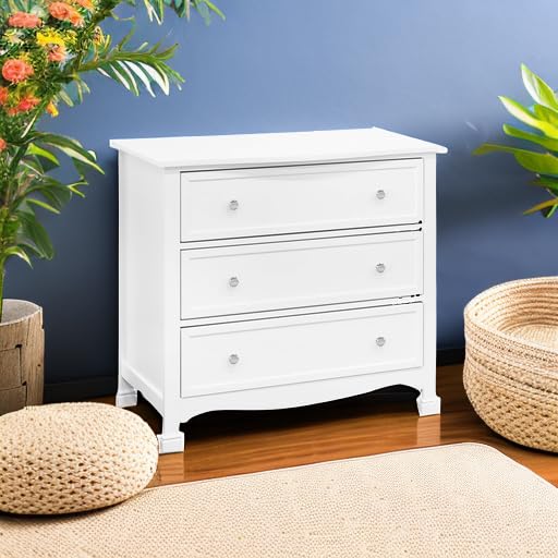 Image of DaVinci Kalani 3-Drawer Dresser in White