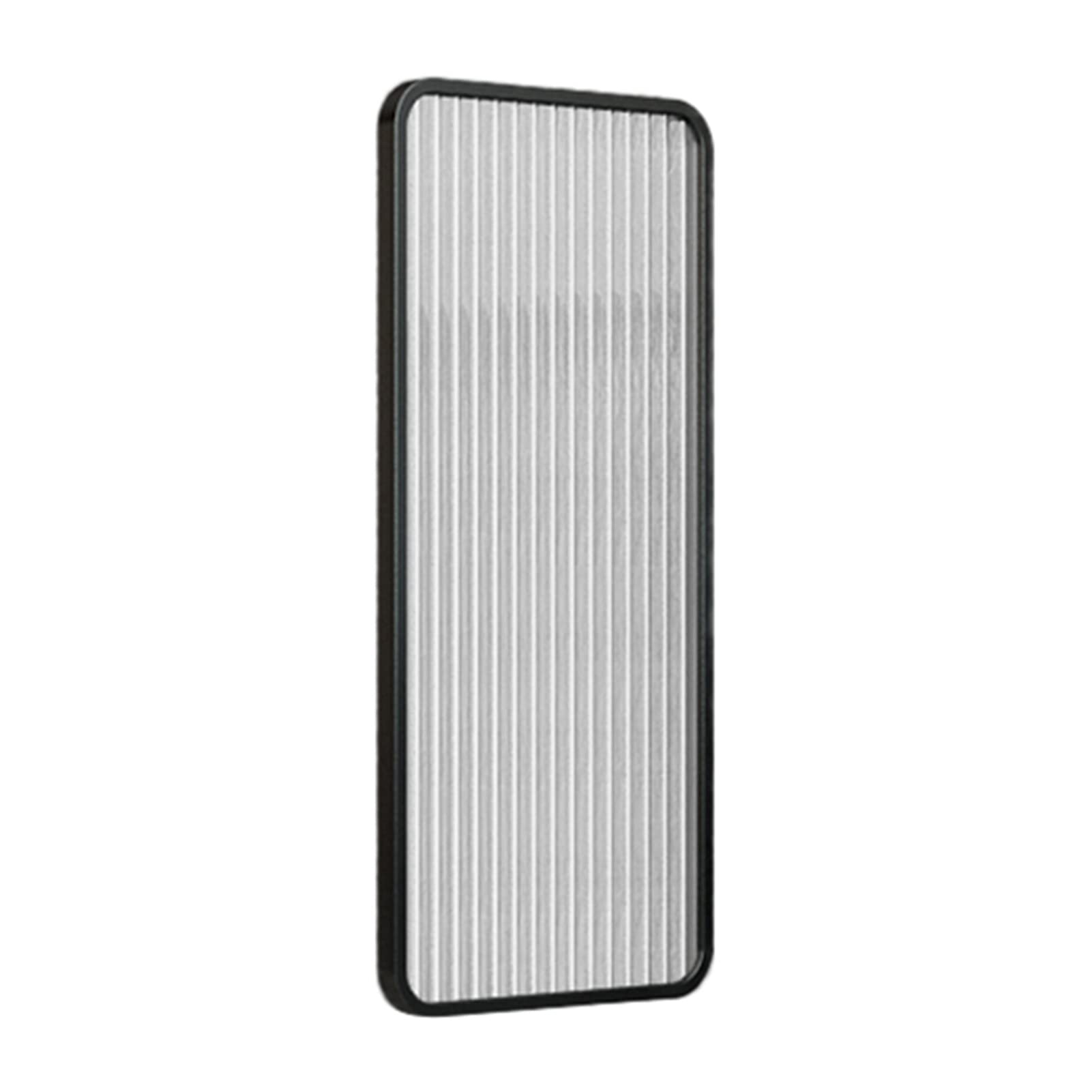 GLETSF Glass Room Divider Office Partition Tempered Glass Panels Table Dividers Panels Partitions,Transparent Glass Urinal Divider, Waterproof Bathroom Partition Panel, Glass Sc-Black-3PCS