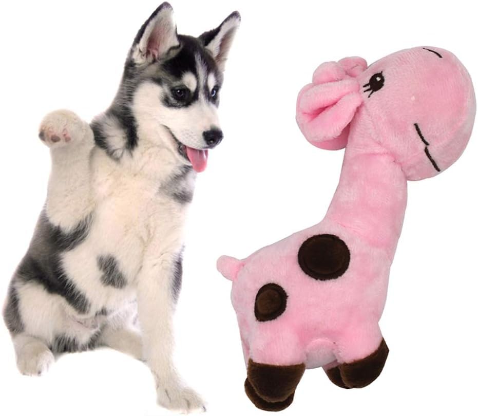 Juguete para perros y gatos en forma de ciervo rosa miniatura 5
