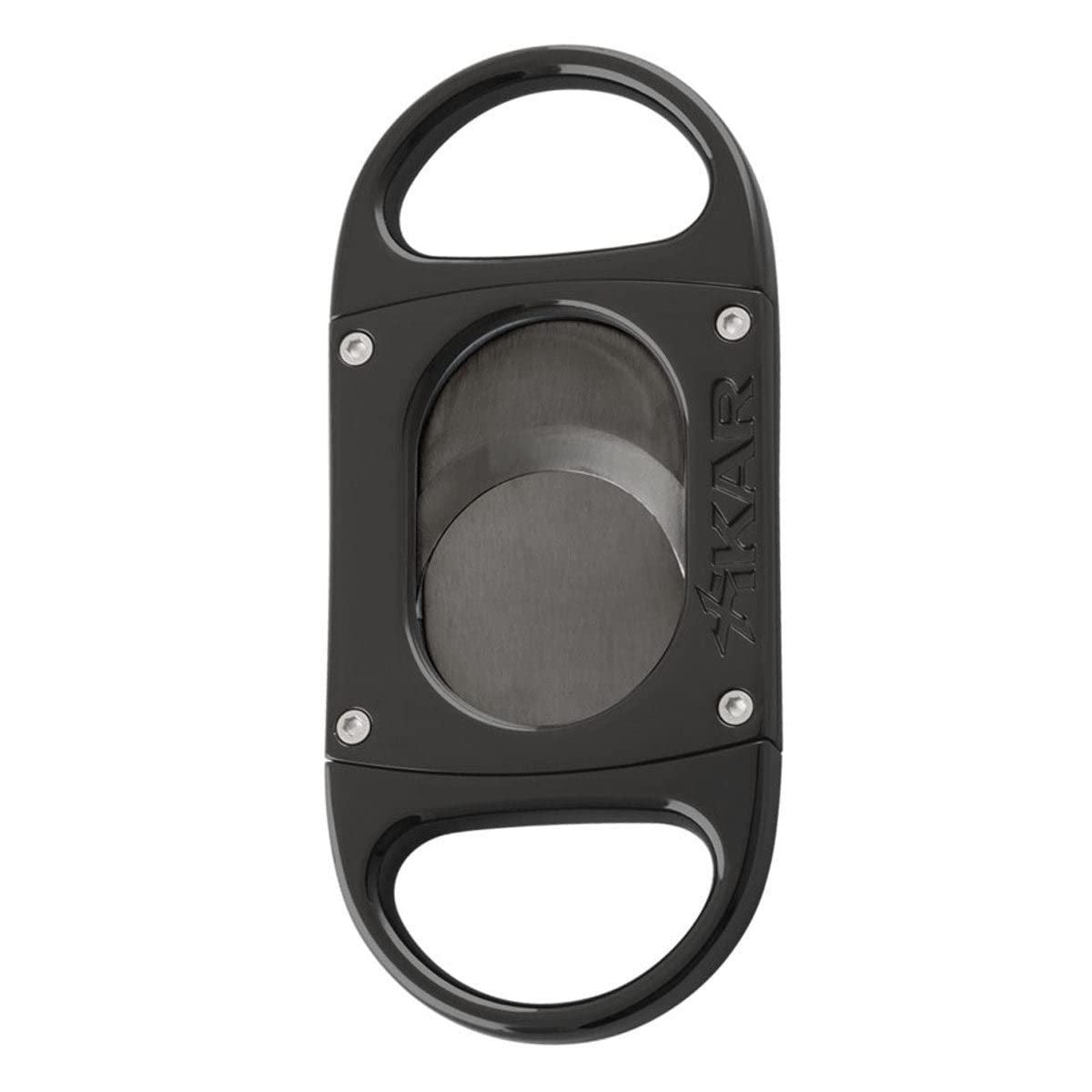 Xikar M8 Double Guillotine 70-Ring Cigar Cutter - Schwarz mit Klingen