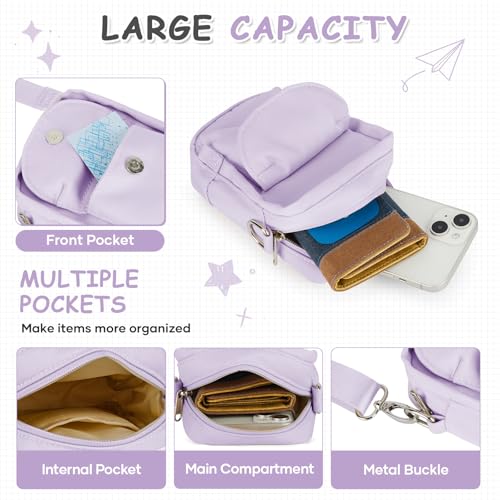 Image of SEAFEW Mini Crossbody Bag Shoulder Bag for Men, Small Messenger Satchel Bag for Women
