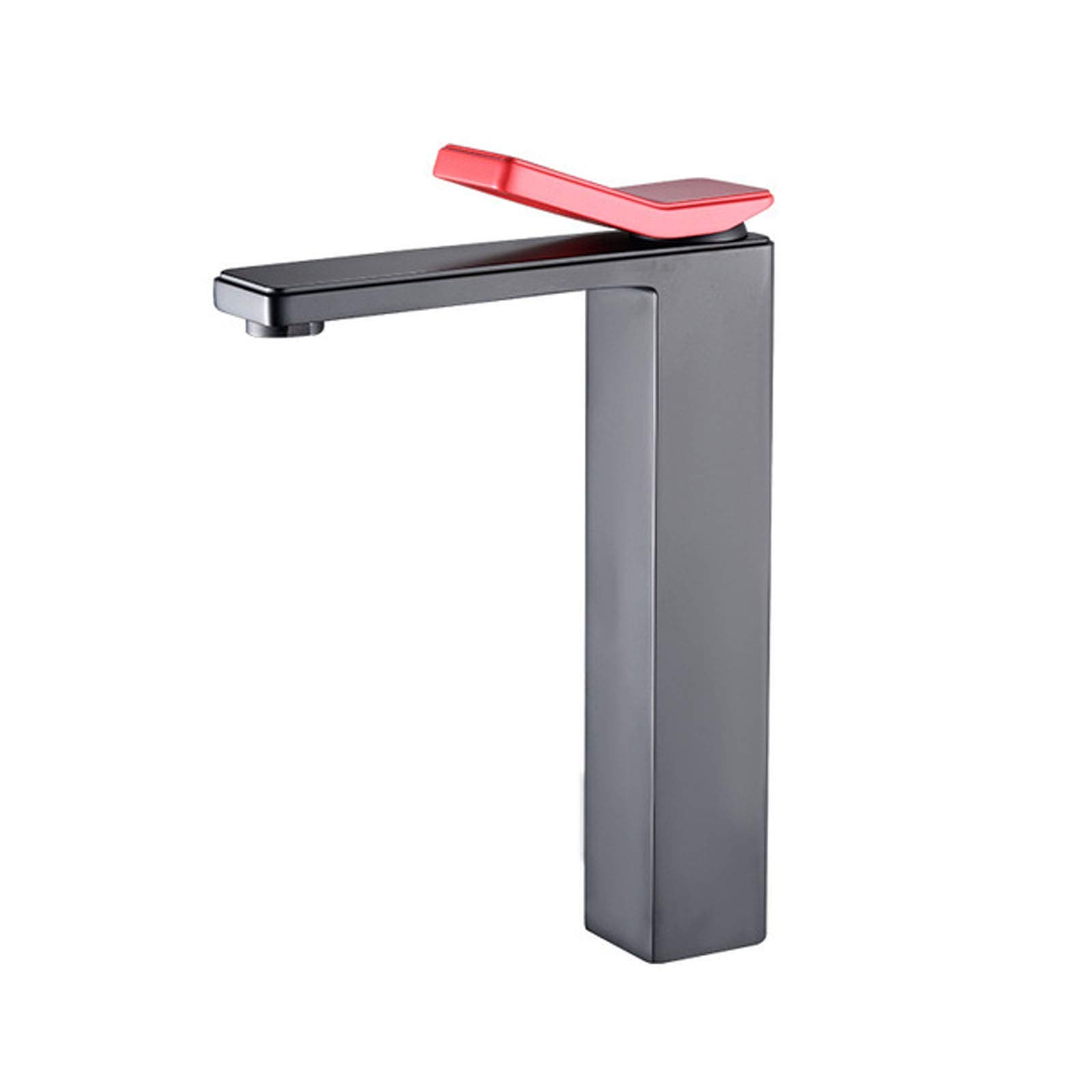 Mitigeur de lavabo Noir en laiton et vannes céramique pour salle de bain