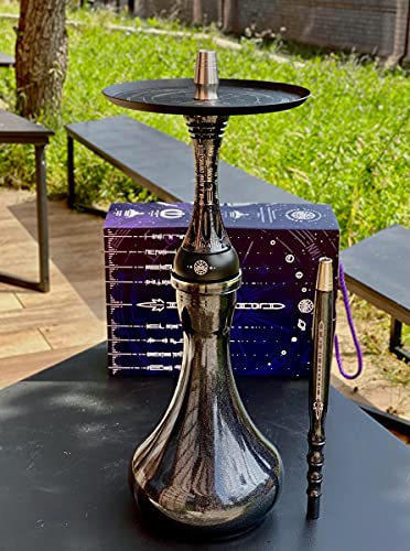 Shisha Alpha Hookah X SS-Stratos with Glass Base | Russian | Russische wasserpfeifen | Kohleteller | Tauchrohr… – Bild 3