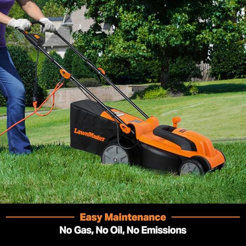 Image of LawnMaster MEB1114K Electric Corded Lawn Mower 15-Inch 11AMP