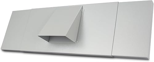 Miniatura 5 de Ventilación para secadora de ventana, acero galvanizado + recubrimiento en polvo, para manguera de ventilación de secadora de 4 pulgadas, ajuste de