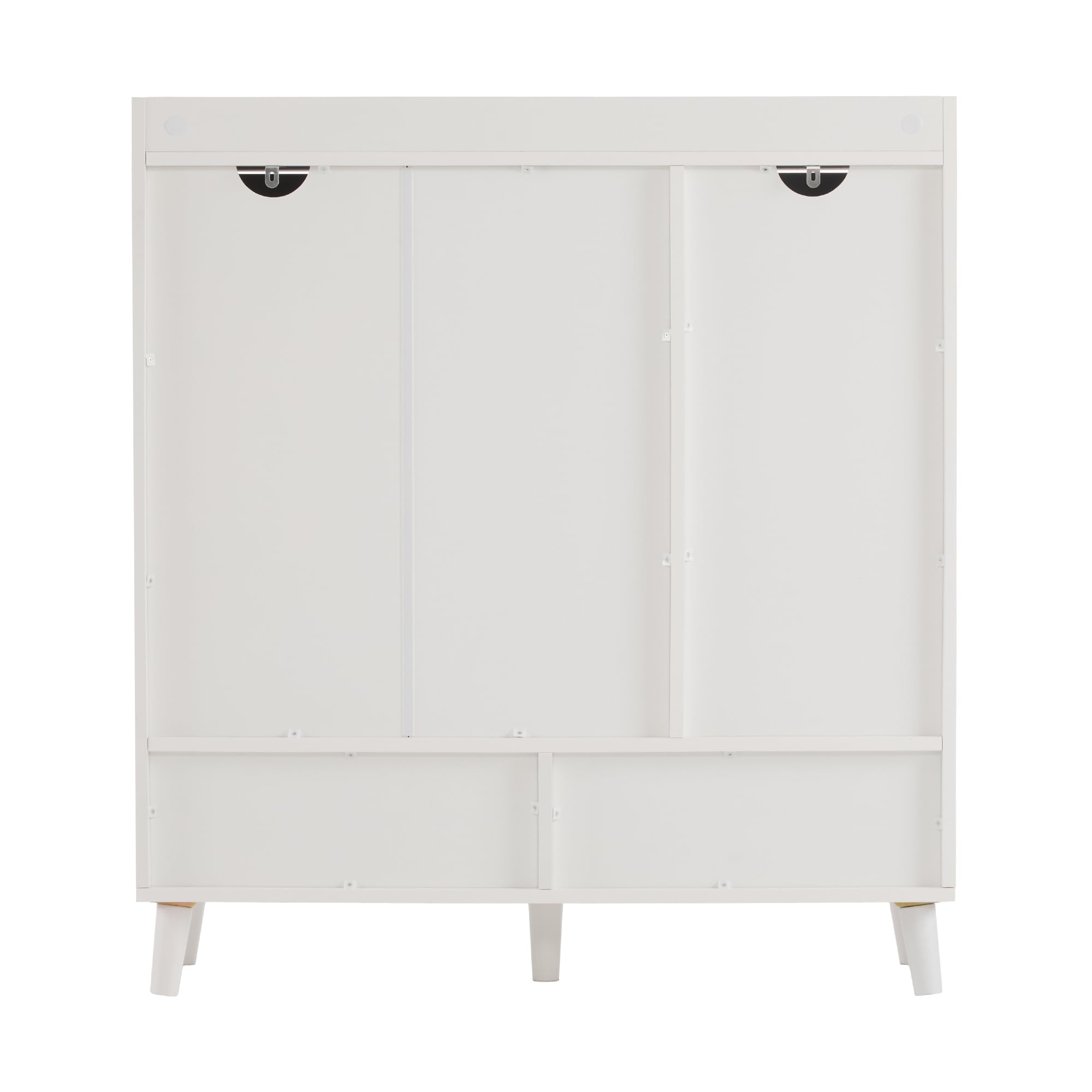 Shye Cassettiera/credenza/scarpiera con ripiani regolabili – Organizzatore per la casa minimalista con gambe in legno massello – Dimensioni: altezza 99 cm x larghezza 90 cm x profondità 35 cm
