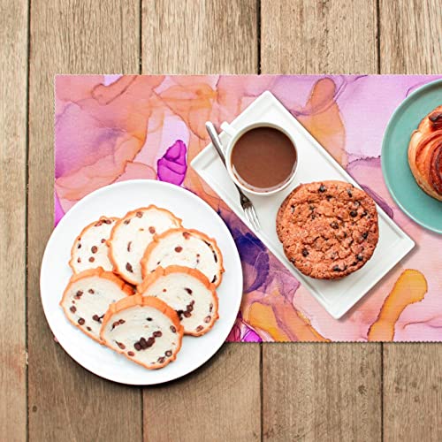 Set de table marbre de qualité supérieure résistant à la chaleur pour repas raffinés - 7