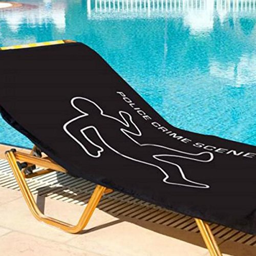 Preisvergleich Produktbild Badetuch, Motiv Crime
