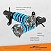 maXpeedingrods Coilover for Honda Civic 2001-2005 DX/EX/GX/HX/LX/Si, Height Adjustable Shock Absorrber, 24 Levels Damper Adjustable Coilovers Suspension Kit Strut, T6 Upgraded Lowering Kits Blue