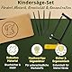 Eli® Kindersäge ab 6 Jahre inkl. 4 Sägeblätter für Holz und Metall- echte Bügelsäge zum Basteln – werkeln – reparieren für alle Baumeister und Bauarbeiter - Säge für Kinder