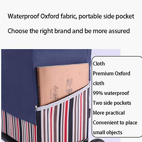 MELAG Shopping Trolley Faltbox Einkaufswagen für ältere Menschen Einkaufswagen für Supermärkte Handgezeichnete… – Bild 7