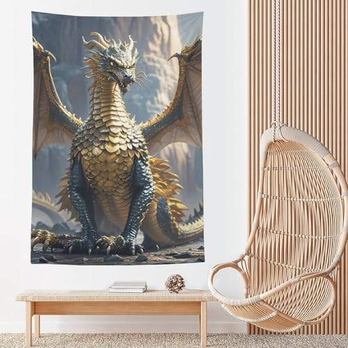 Tapisserie murale legere et douce 152x228 cm, tenture de decoration grand format WSOIHFEC