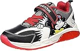 geox blinkschuhe batterie wechseln Obermaterial: Synthetik Geox J SPAZIALE Boy B Sneaker, Black/Red, 27 EU