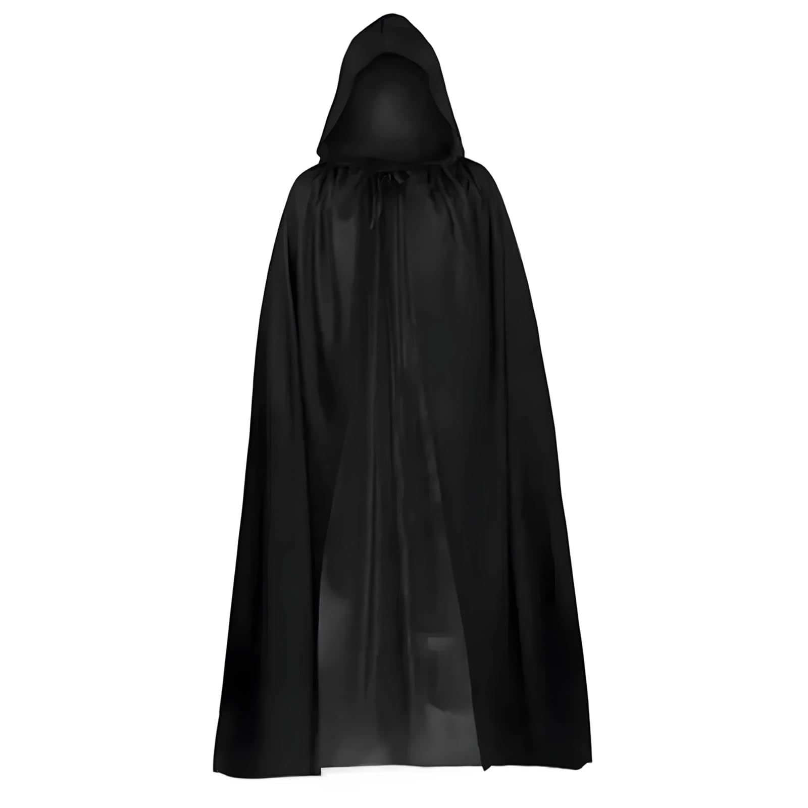 Traitors Cloak,140CM Black Cloak Ghostface Costume Black Cape Wizard Costume Adult Voldemort Cos Grim Reaper Vampire Witch Carnival Halloween Adult Wizard Cos